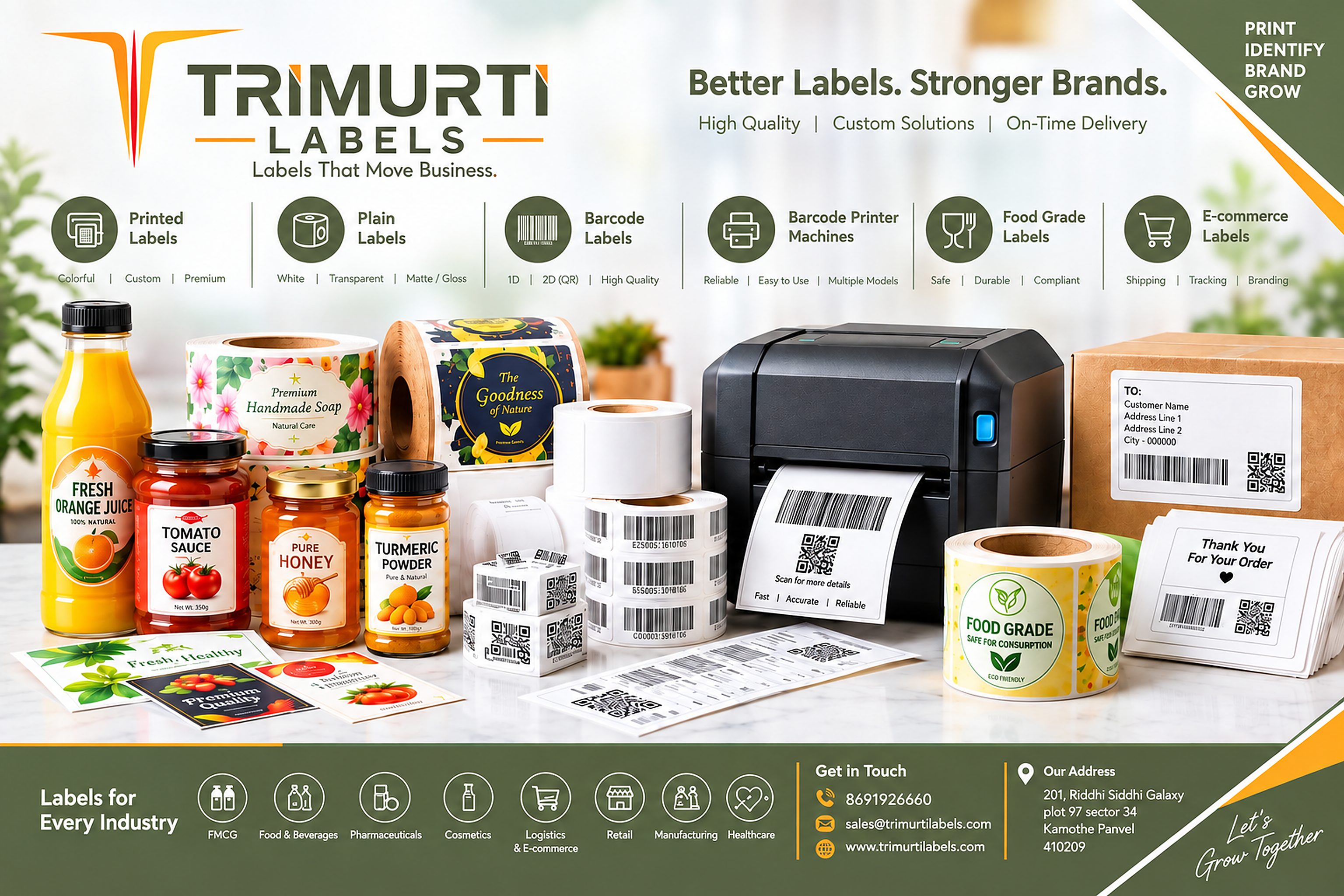 Trimurti Labels products